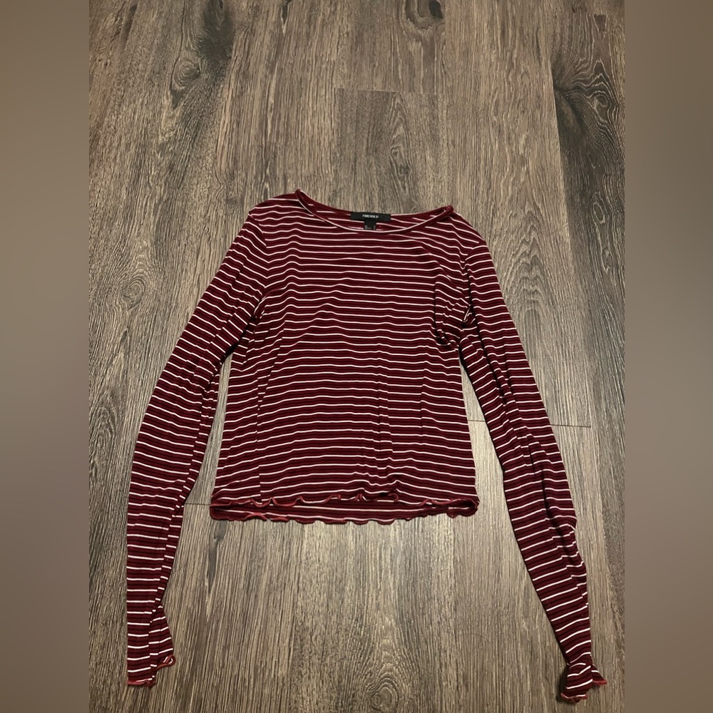 Forever 21 striped long sleeve